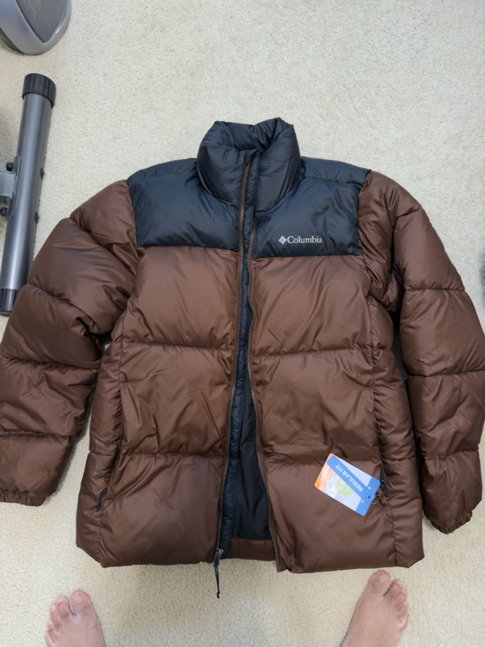 BRAND NEW MENS COLUMBIA PUFFECT 3 JACKET - MENS SMALL - DOWN SYNTHETIC INSULATE